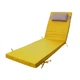 Матрац для шезлонга eGarden BAHIA оксфорд жовтий/беж 195x58x6 см - зображення 3