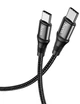Кабель Hoco X50 Type-C to Type-C Exquisito 100W charging data cable 1 м Black (6931474734259) - изображение 1