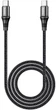 Кабель Hoco X50 Type-C to Type-C Exquisito 100W charging data cable 2 м Black (6931474734402) - зображення 3