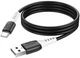 Кабель Hoco X82 USB to Type-C 3A, silicone, silicone connectors 1 м Black (6931474768575) - зображення 1