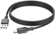 Кабель Hoco X101 Assistant silicone charging data cable Type-C Black (6942007604079) - зображення 3