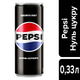 Упаковка безалкогольного напитка Pepsi нуль сахара сильногазированного 0.33 л х 24 банки (4823063129077) - изображение 8