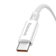 Кабель Baseus Superior Series Fast Charging Data Cable USB to Type-C 100W 1.5 м Moon White (P10320102214-02) - изображение 4