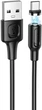 Кабель Borofone BX41 USB to Type-C 2.4A, PVC, PVC connectors, magnetic 1 м Black (6931474738462) - изображение 1