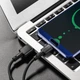Кабель Borofone BX31 USB to Type-C 3A, silicone, TPE connectors 1 м Black (6931474710390) - изображение 3