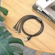 Кабель Borofone BX72 3-in-1 charging cable iP + Type-C + Micro Black (6974443384666) - изображение 2