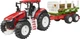 Zestaw zabawkowy Bruder Traktor Roadmax z przyczepą i kłodami 1:16 (4001702034535) - obraz 2