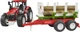Zestaw zabawkowy Bruder Traktor Roadmax z przyczepą i kłodami 1:16 (4001702034535) - obraz 5