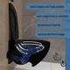 Унитаз подвесной Helmken 35103001B безободковый с сиденьем Soft Close дюропласт черный - изображение 3
