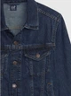 Джинсовая куртка Gap Iconic Denim Jacket Color: Dark Wash Indigo M - изображение 3