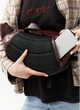 Велика жіноча поясна сумка бананка з натуральної шкіри міська Sambag DynamicDart, марсала 60507 - зображення 6