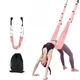 Гамак-резинка с ремнями для аэройоги Air Yoga Rope, подвесной регулируемый гамак для йоги и фитнеса AYR-521-12-Pink/Black - изображение 7