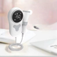 Домашній детектор серцебиття плода із РК дисплеєм Fetal Doppler, портативний фетальний доплер для вагітних FDL-055-White/Grey - зображення 2