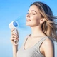 Вентилятор портативний настільний ручний Hoco HX63 з LED дисплеєм 2000 mAh з вбудованим акумулятором, 2-6 год роботи White - зображення 8