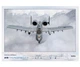 Постер CP A10 Thunderbolt II, Авиация 84х60 см (125) - изображение 1