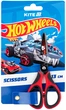 Упаковка ножиць Kite Hot Wheels дитячі з гумовими вставками і малюнком на лезі 13 см х 12 шт (HW25-148) - зображення 2
