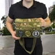 Сумка нагрудная мужская слинг мессенджер мультикам с кобурой патч панель - изображение 2