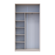 Шкаф купе Doros Сити Лайт Кашемир 2 ДСП 120х45х225 (80736332) - изображение 4