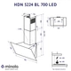Вытяжка MINOLA HDN 5224 BL 700 LED - изображение 10