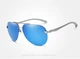 Мужские поляризационные солнцезащитные очки KINGSEVEN N7413 Gray Blue - изображение 3