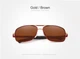 Чоловічі поляризаційні сонцезахисні окуляри KINGSEVEN N724 Gold Brown - зображення 2