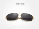 Мужские поляризационные солнцезащитные очки KINGSEVEN N7088 Gold Gray - изображение 2