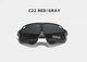 Противоударные поляризационные солнцезащитные очки для велоспорта KINGSEVEN LS911 Red Gray - изображение 2