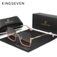 Женские градиентные солнцезащитные очки KINGSEVEN N808 Gradient Brown - изображение 1