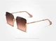 Женские градиентные солнцезащитные очки KINGSEVEN N808 Gradient Brown - изображение 3
