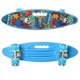 Скейт Пенни борд для детей Skate со светящимися колесами ,алюм. подвеска не скользящая поверхность Голубой - изображение 2