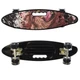 Скейт Пенни борд для детей Skate со светящимися колесами ,алюм. подвеска не скользящая поверхность Черный - изображение 2
