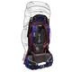 Рюкзак туристический 70л Terra Incognita Discover 70 красный - изображение 3