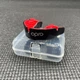 Капа OPRO Silver зросла (вік 11+) Black/Red (art.102502001) - зображення 7