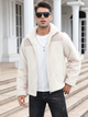 Куртка Шерпа демисезонная мужская SHEIN GD-00157767 XL Бежевая (DN3012300061878) - изображение 1