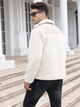 Куртка Шерпа демисезонная мужская SHEIN GD-00157767 XL Бежевая (DN3012300061878) - изображение 2