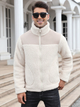 Куртка Шерпа демисезонная мужская SHEIN GD-00157767 XL Бежевая (DN3012300061878) - изображение 4