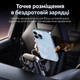 Сенсорный автодержатель для телефона в машину авто с беспроводной зарядкой 15 вт QINETIQ X10 15W холдер на дефлектор для айфона iphone samsung Black transparent + подарок адаптер - изображение 7