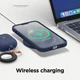 Чохол Silicone Premium case MagSafe з захистом камери та дисплея для iPhone 13 та iPhone 14 Full Protective dark blue 0644 - зображення 2