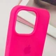 Чохол Silicone Premium case з захистом камери для iPhone 12 та iPhone 12 Pro Full Camera Protective hot pink - зображення 4