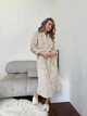 Халат женский 2XL-3XL велсофт теплый Капучино Сказка COSY - изображение 2