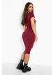 Платье boohoo 46 Бордовый FZZ34383_борд_02 - изображение 2