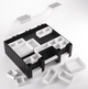 Walizka dwustronna Gamegenic Game Castle Black/White/Clear GGS22038ML (4251715414569) - obraz 8