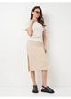 Спідниця boohoo 42 Бежевий GZZ62448 - зображення 3
