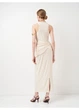 Платье boohoo 42 Светло-бежевый GZZ98172_06 - изображение 2
