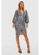 Платье boohoo 36 Черно-белый GZZ25396_зебра_05 - изображение 1