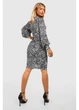 Платье boohoo 36 Черно-белый GZZ25396_зебра_05 - изображение 2