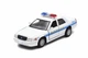 Модель металлическая KINSMART FORD Crown Victoria Police Interceptor (White) - изображение 1