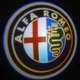 Картридж-вставка логотипа Alfa Romeo на двери (Цена за 1шт) - изображение 2