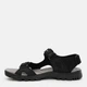 Мужские сандалии кожаные Restime NGL25042 46 29 см Black (2046000103004) - изображение 3
