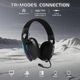 Бездротові навушники Attack Shark L90 Black BT/2.4G - зображення 2